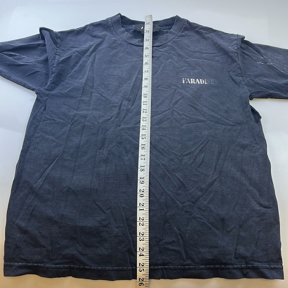 ISM Black Paradise Distressed Long Sleeve Tee N278-50 - Picture 7 of 7